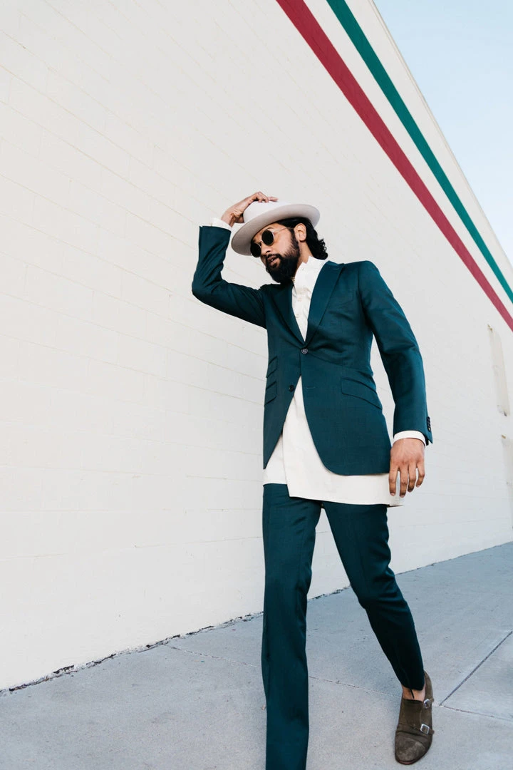 Dushyant Asthana Men's Bombay Oversized Shirt - Pale Khaki 2 Dushyant Asthana Men's Bombay Oversized Shirt - Pale Khaki