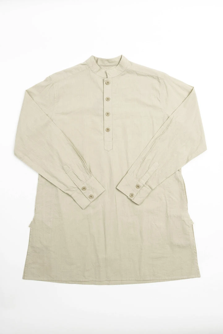 Dushyant Asthana Men's Bombay Oversized Shirt - Pale Khaki 4 Dushyant Asthana Men's Bombay Oversized Shirt - Pale Khaki