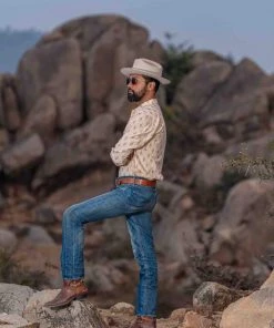 Dushyant Asthana Men's Bandit Western Shirt - Nomad Print