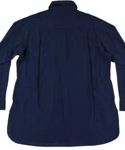 Dushyant Asthana Men's Kameez Oversized Shirt - Mood Indigo