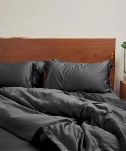 Looma Home Goods Duvet Set - Charcoal