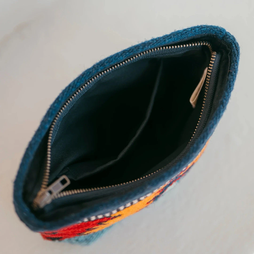 MZ Fair Trade Accessories Eagle Eye Wool Clutch Bag 4 MZ Fair Trade Accessories Eagle Eye Wool Clutch Bag