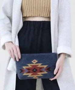 MZ Fair Trade Eagle Wool Clutch Bag 10 MZ Fair Trade Eagle Wool Clutch Bag