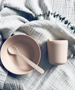 EKOBO Bambino Recycled Bamboo Toddler Feeding Set