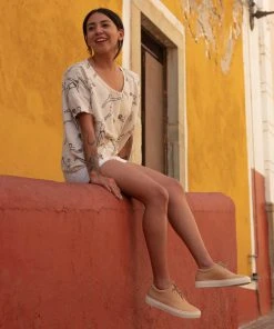 Nisolo Elayna Sneaker - Natural Vachetta Shoes