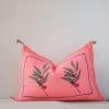 Soil To Studio Eli Linen Throw Pillow Cover - Bright Pink Best Sellers