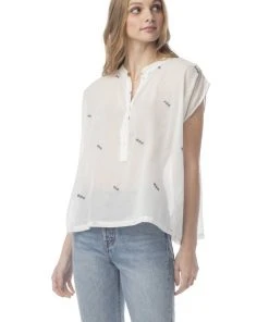 Synergy Organic Clothing Sale Embroidered Wear With All Top