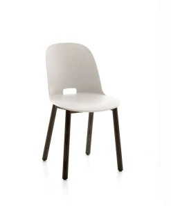 Emeco Alfi Recycled High Back Chair - Dark Ash