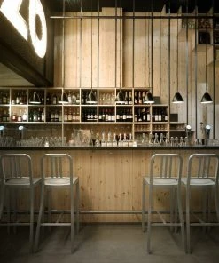 Emeco Furniture 111 Navy Recycled Barstool