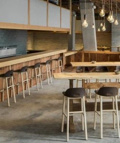 Emeco Alfi Recycled Low Back Counter Stool - Ash Furniture