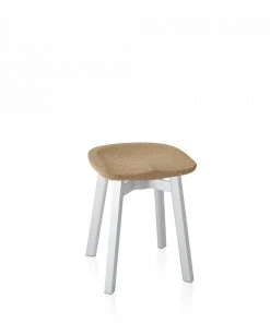 Emeco Su Small Stool - Aluminum Frame