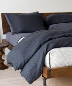 Area Home Emile Linen Duvet Cover - Moon Home Goods