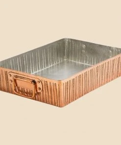 Amoretti Brothers Engraved Recycled Copper Roasting Pan Home Goods