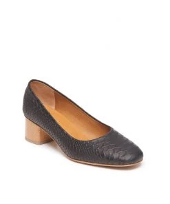 Coclico Sale Epic Embossed Heel - Black