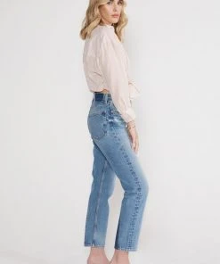 ÉTICA New Arrivals Finn Slim Straight Ankle Jeans - Canyon Reef Shadow