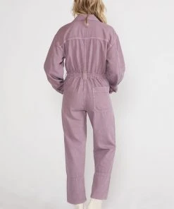 ÉTICA New Arrivals Kingsley Utility Jumpsuit - Purple Dove