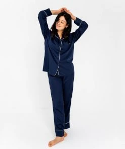 Ettitude Bamboo Lyocell Pajama Pants - Blue Nights
