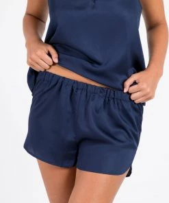 Ettitude Bamboo Lyocell Shortie - Blue Nights