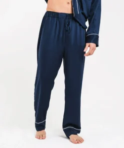 Ettitude Men's Bamboo Lyocell Pajama Pants - Blue Nights
