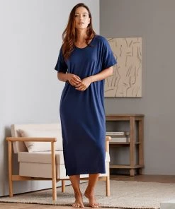 Sijo Eucalyptus Short Sleeve Dress