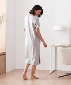 Sijo Eucalyptus Short Sleeve Dress