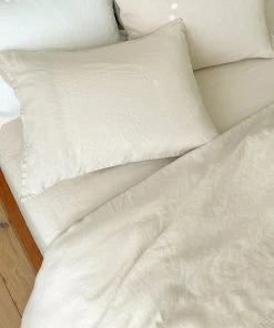 Evenfall Home Goods Hemp Fitted Sheet