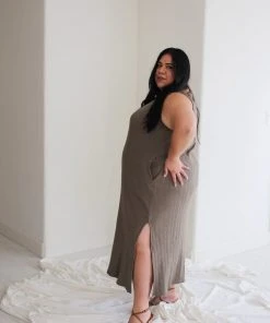 Mien Clothing Fortuna Wide Rib Dress