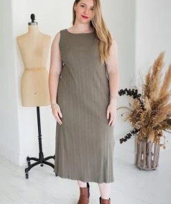 Mien Clothing Fortuna Wide Rib Dress