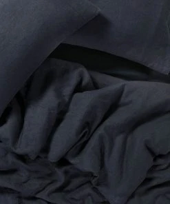 Sijo French Linen Duvet Cover - Pebble