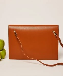 Allégorie Accessories Gala Apple Leather Tech Folio Bag