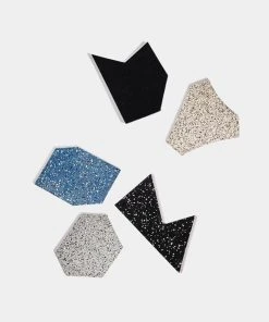 Slash Objects Gem Recycled Rubber Coaster Set