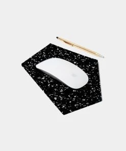 Slash Objects Gem Recycled Rubber Mousepad - Speckled Black Best Sellers