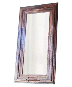 Masaya & Co. Handcrafted Geo Hall Large Mirror