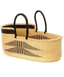 Swahili African Modern Home Goods Angel Wings Moses Bassinet Basket