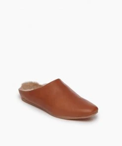 Coclico Gina Shearling Slide - Cuoio