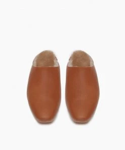 Coclico Gina Shearling Slide - Cuoio