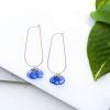 Giulia Letzi + META Jewelry Ginevra Upcycled Drop Earrings - Blue