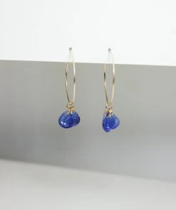 Giulia Letzi + META Jewelry Emma Upcycled Hoop Earrings - Blue