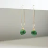 Giulia Letzi + META Jewelry Best Sellers Ginevra Upcycled Drop Earrings - Emerald
