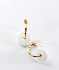 Abby Alley Handcrafted Glass Disc Earrings