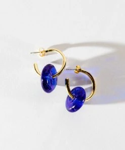 Abby Alley Handcrafted Glass Disc Earrings