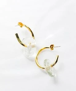 Abby Alley Handcrafted Glass Disc Earrings