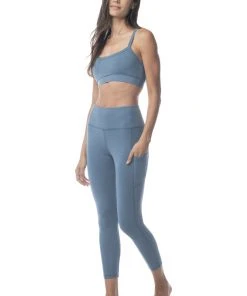Synergy Organic Clothing Go To Yoga Bra - Teal Sale
