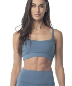 Synergy Organic Clothing Go To Yoga Bra - Teal Sale