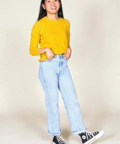 Poplinen Clothing Goldie Hemp Long Sleeve Tee