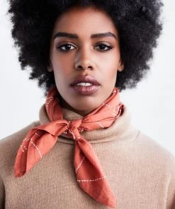 Anchal Best Sellers Graph Bandana - Rust