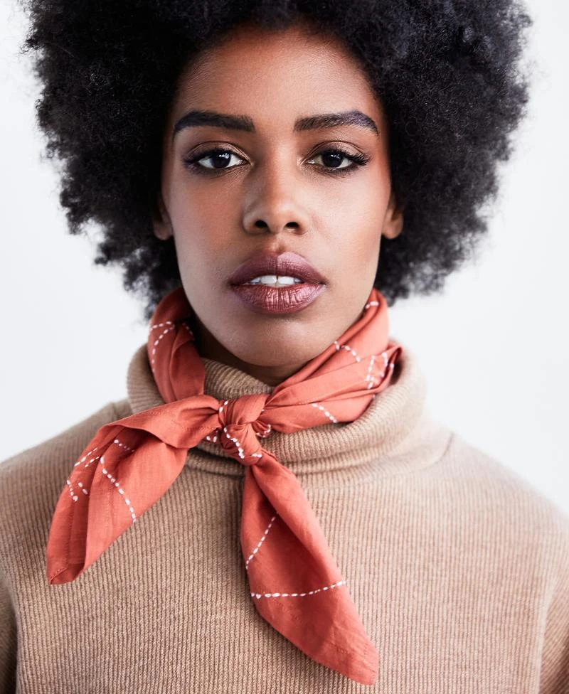 Anchal Best Sellers Graph Bandana - Rust Anchal Best Sellers Graph Bandana - Rust