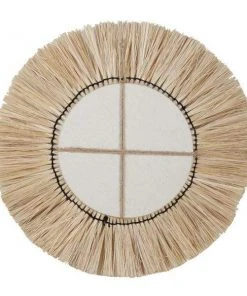 Casa Amarosa Grass Fringe Wall Mirror