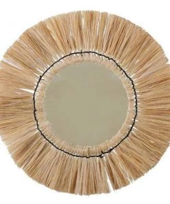 Casa Amarosa Grass Fringe Wall Mirror