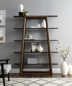 Greenington Furniture Currant Bookshelf - Black Walnut